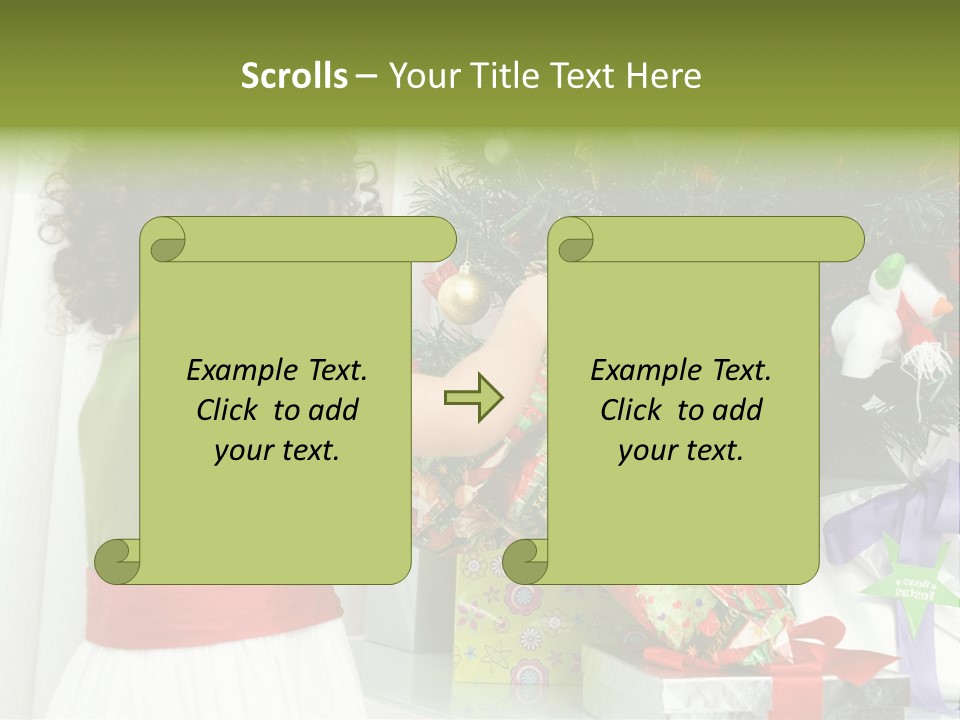 Surprise Love Daughter PowerPoint Template