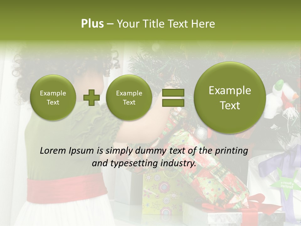 Surprise Love Daughter PowerPoint Template