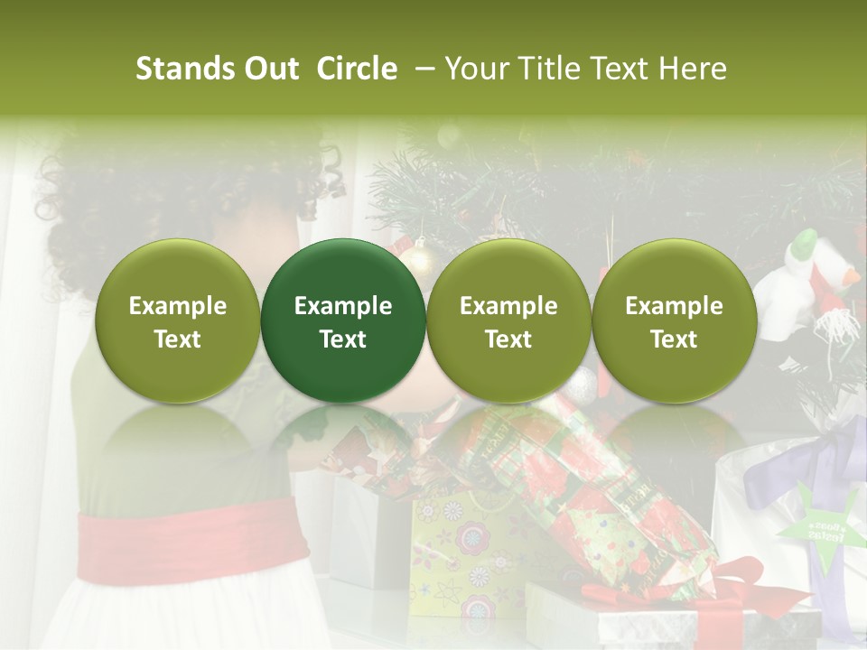 Surprise Love Daughter PowerPoint Template