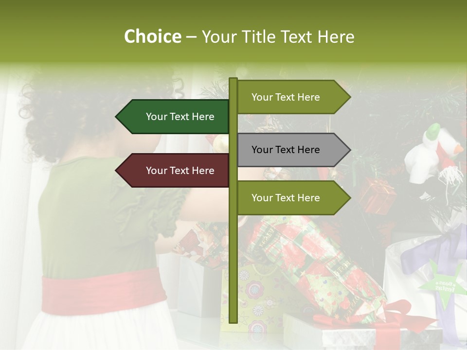 Surprise Love Daughter PowerPoint Template