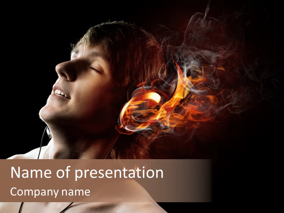 Macro Retro Seam PowerPoint Template