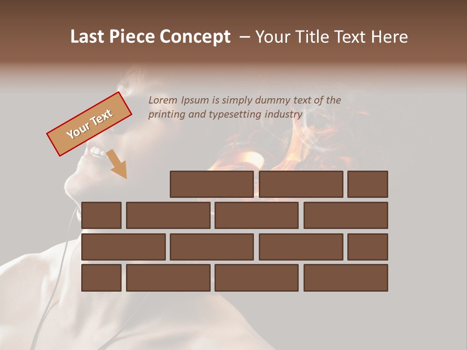 Macro Retro Seam PowerPoint Template