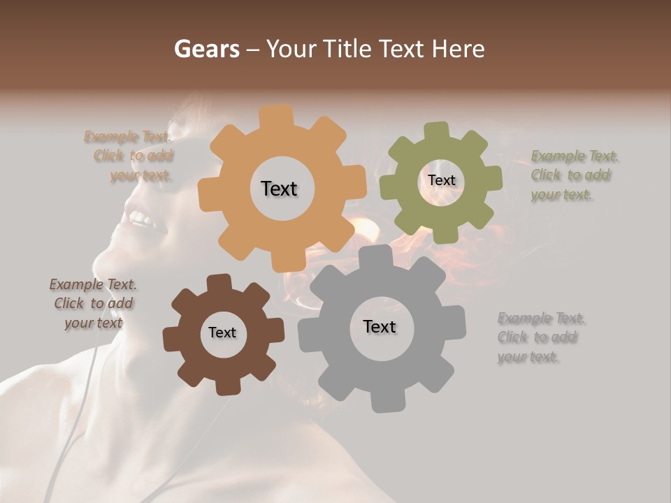 Macro Retro Seam PowerPoint Template