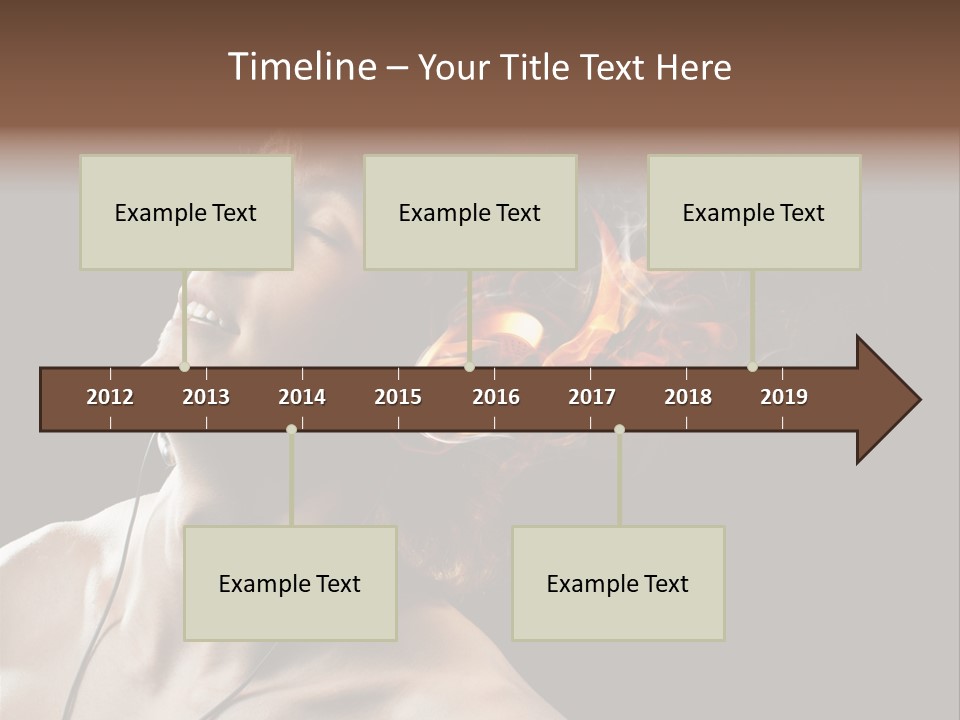 Macro Retro Seam PowerPoint Template