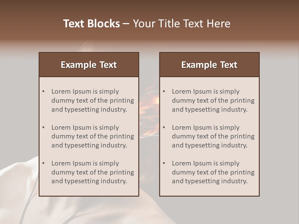 Macro Retro Seam PowerPoint Template