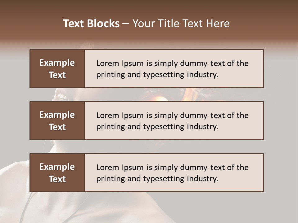 Macro Retro Seam PowerPoint Template