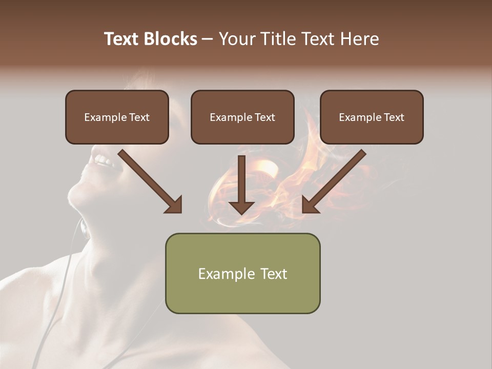 Macro Retro Seam PowerPoint Template