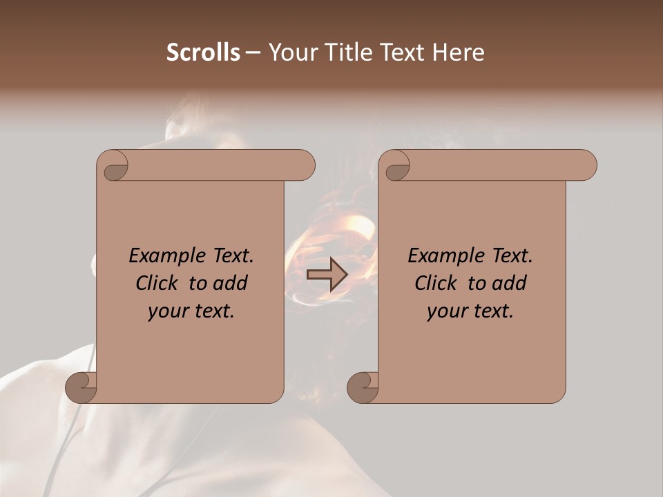Macro Retro Seam PowerPoint Template