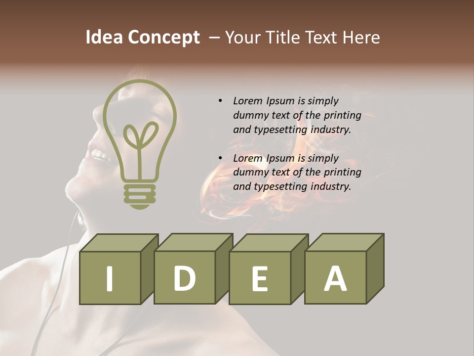 Macro Retro Seam PowerPoint Template