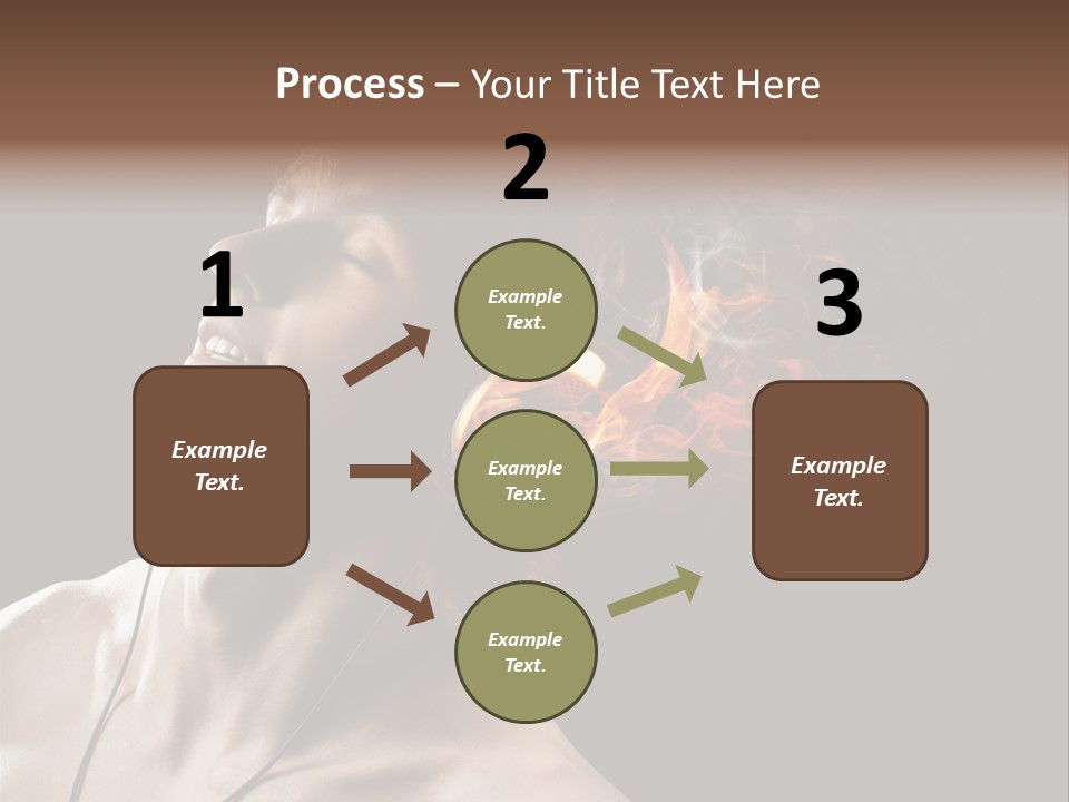 Macro Retro Seam PowerPoint Template