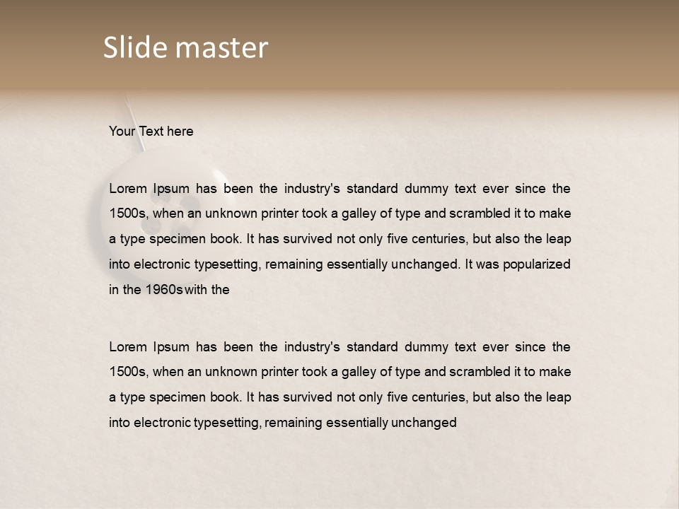 Macro Retro Seam PowerPoint Template