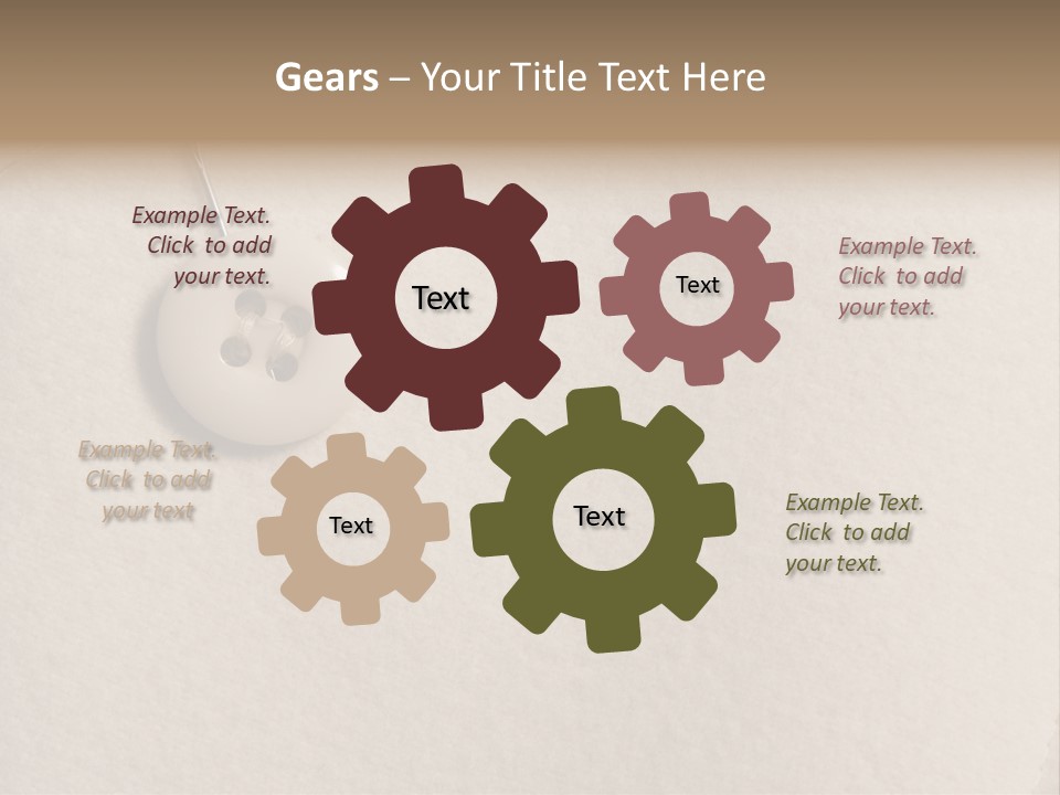 Macro Retro Seam PowerPoint Template