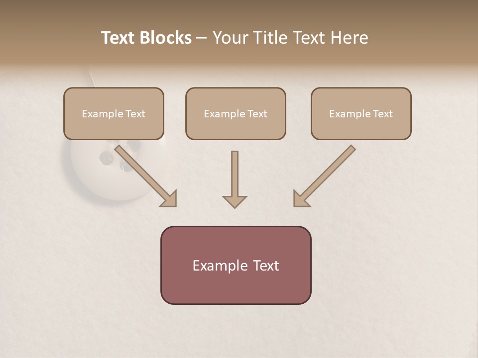 Macro Retro Seam PowerPoint Template
