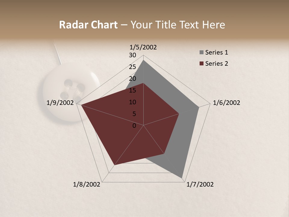 Macro Retro Seam PowerPoint Template