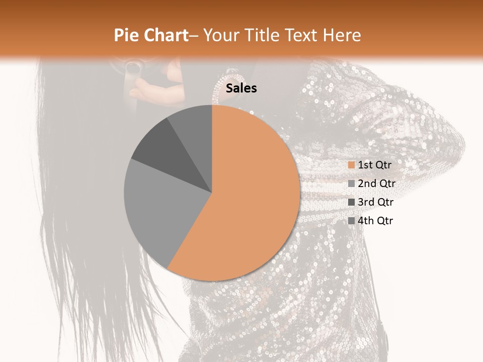 Headphones Girl PowerPoint Template