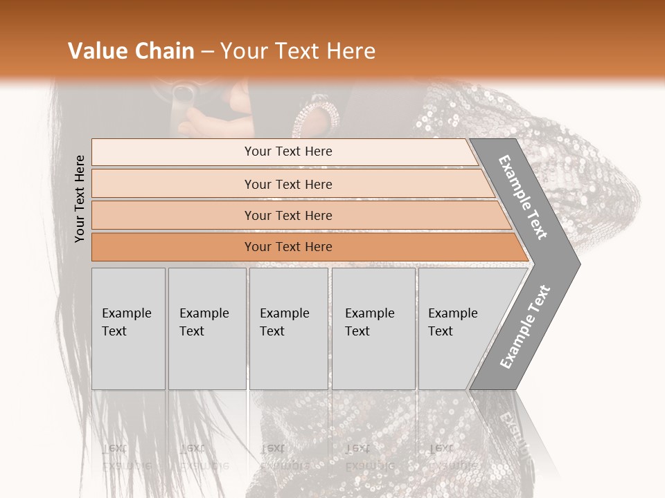 Headphones Girl PowerPoint Template