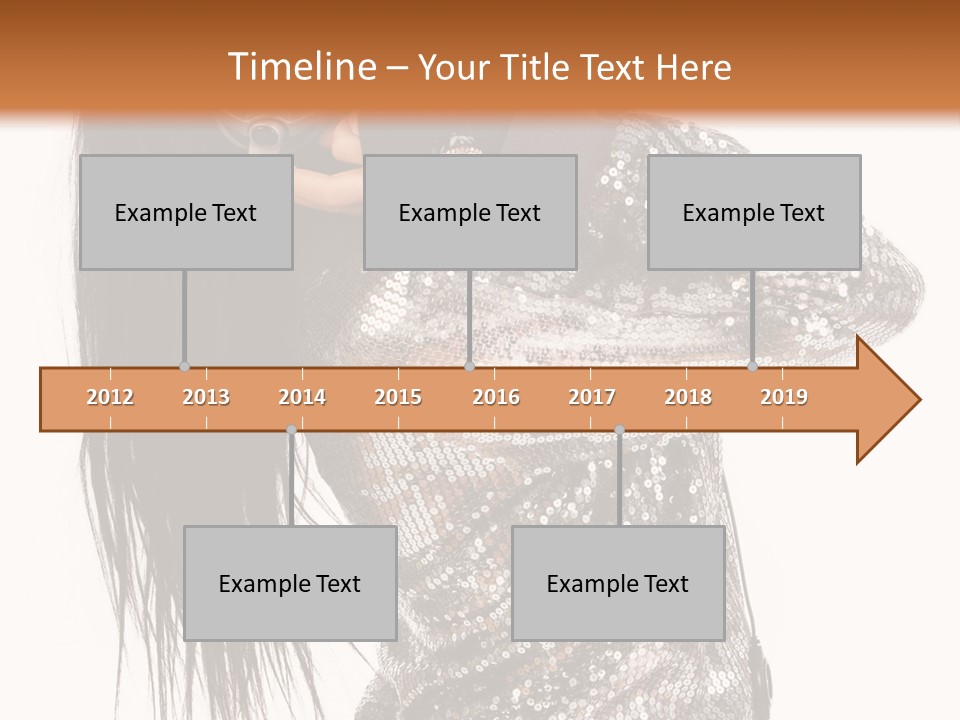 Headphones Girl PowerPoint Template