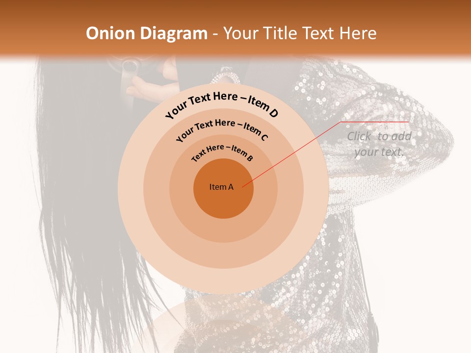 Headphones Girl PowerPoint Template