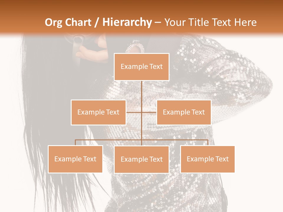 Headphones Girl PowerPoint Template