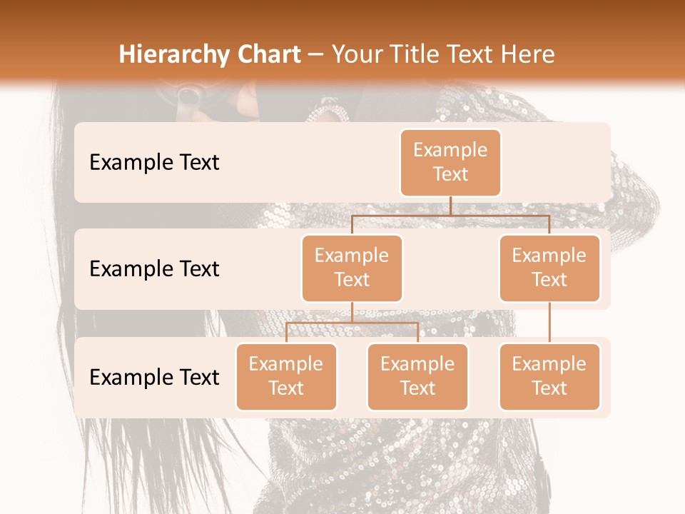 Headphones Girl PowerPoint Template
