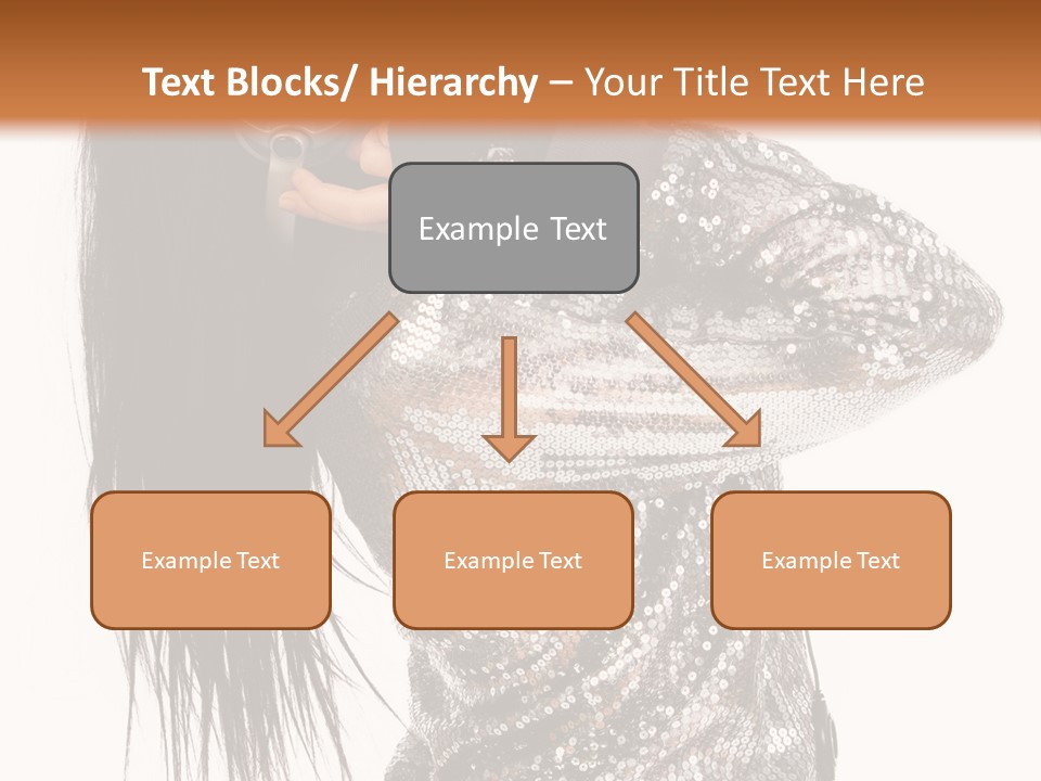 Headphones Girl PowerPoint Template