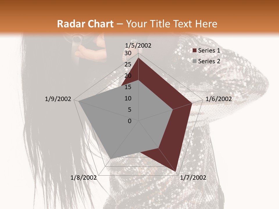 Headphones Girl PowerPoint Template