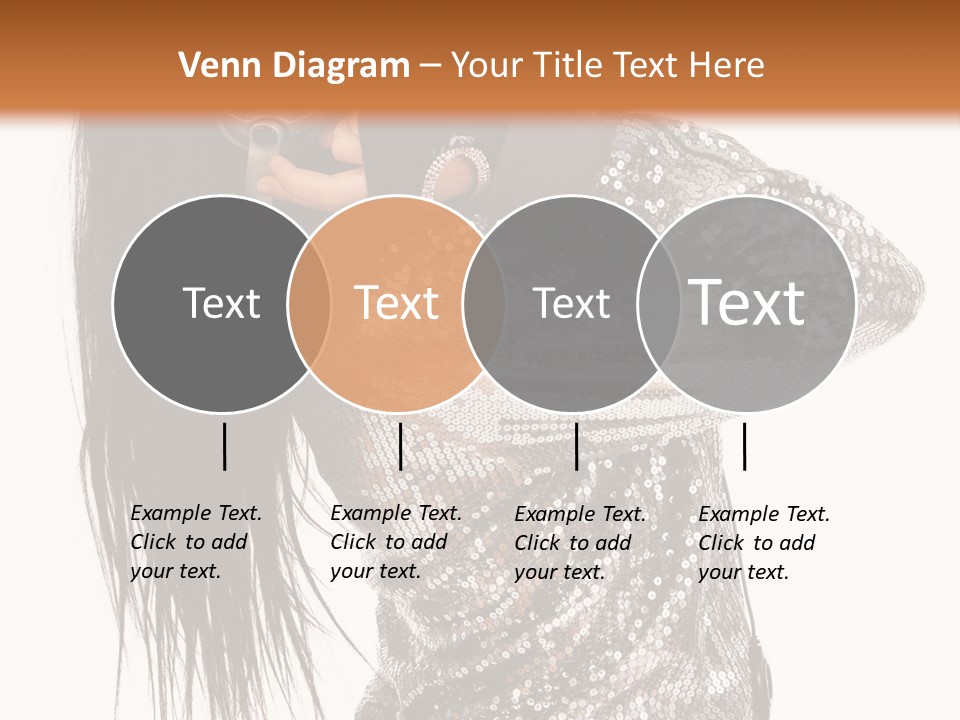 Headphones Girl PowerPoint Template