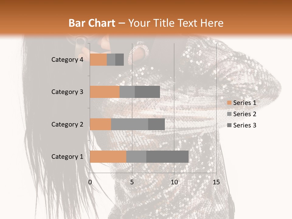 Headphones Girl PowerPoint Template