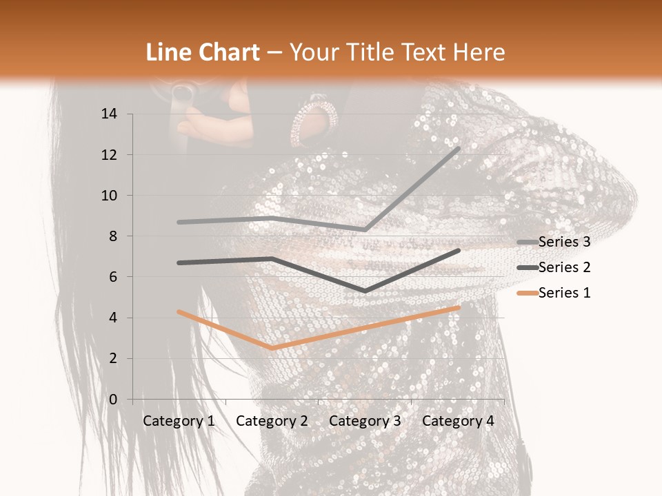 Headphones Girl PowerPoint Template
