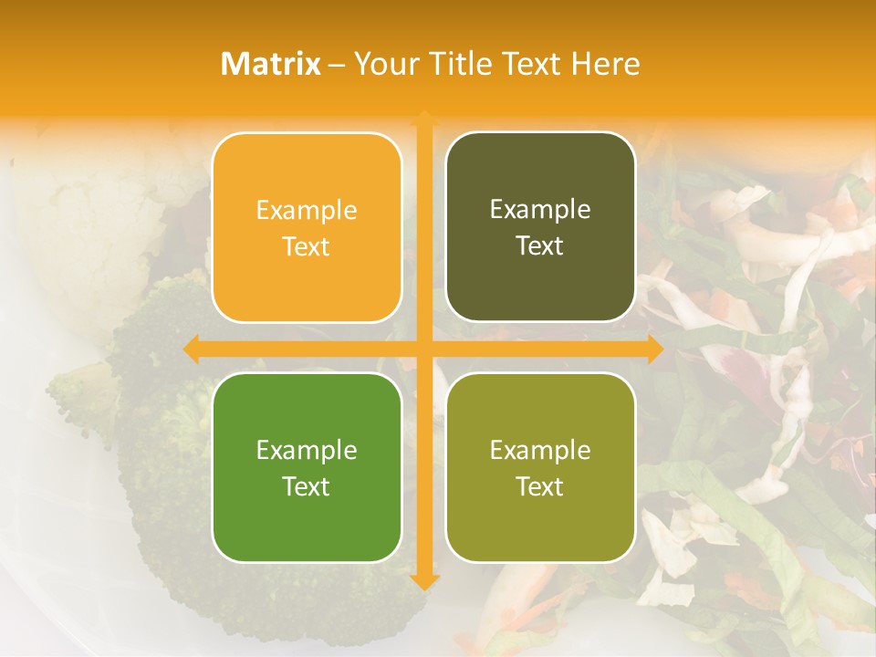 Alimente Ce Contin Calciu PowerPoint Template