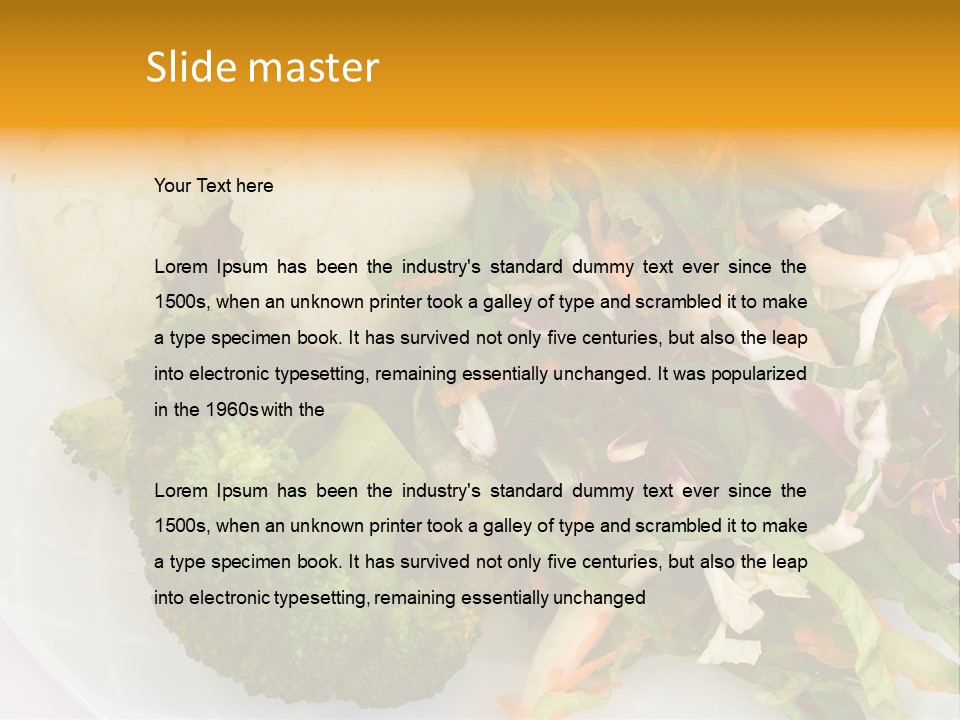 Alimente Ce Contin Calciu PowerPoint Template