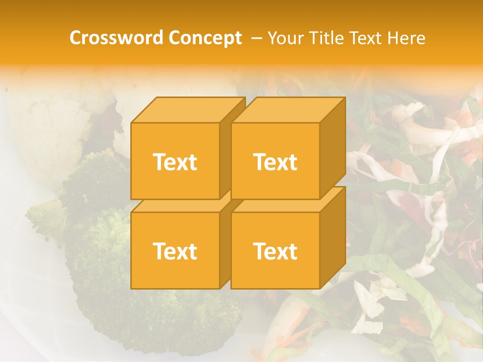 Alimente Ce Contin Calciu PowerPoint Template