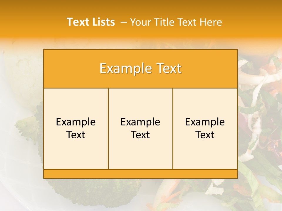 Alimente Ce Contin Calciu PowerPoint Template