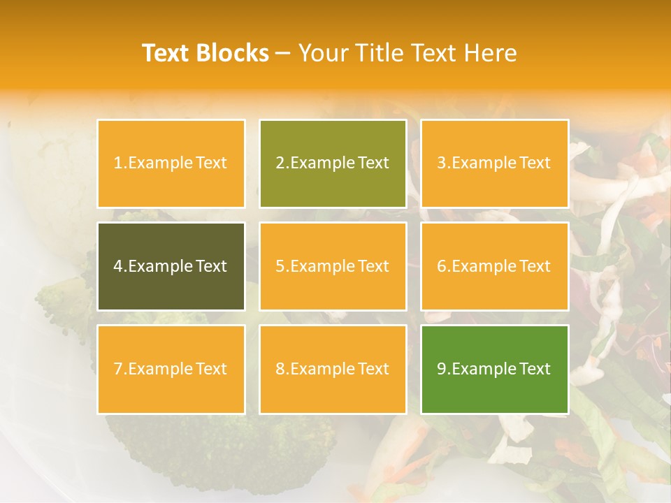 Alimente Ce Contin Calciu PowerPoint Template
