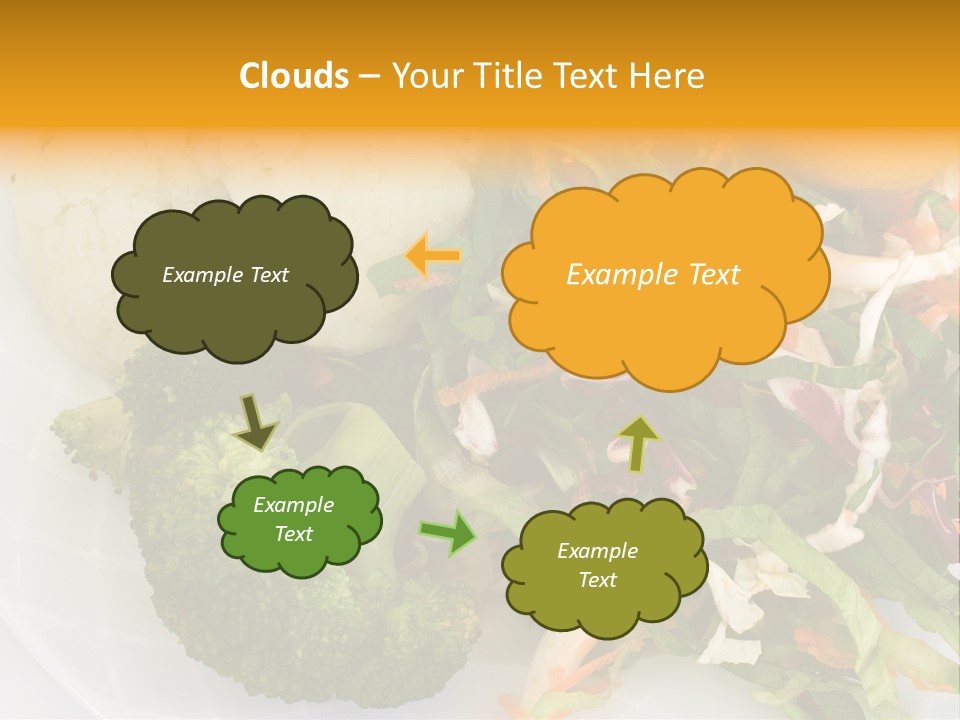 Alimente Ce Contin Calciu PowerPoint Template