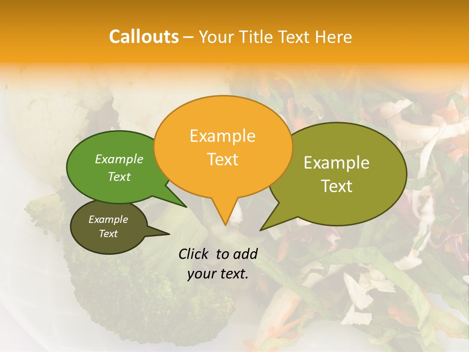 Alimente Ce Contin Calciu PowerPoint Template