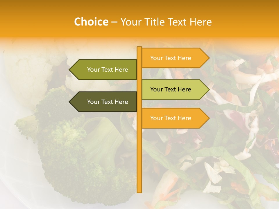 Alimente Ce Contin Calciu PowerPoint Template