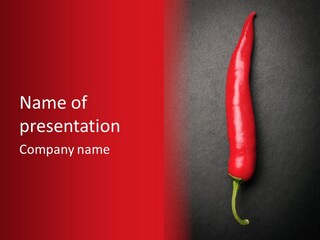 Seasoning Single Cajun PowerPoint Template