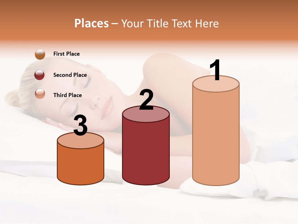 Woman Sleeping PowerPoint Template