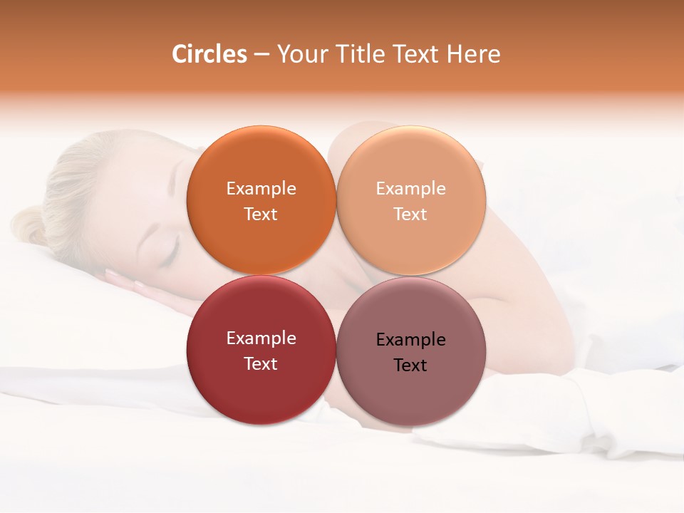 Woman Sleeping PowerPoint Template