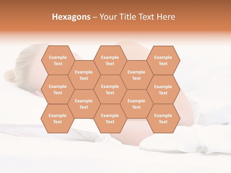 Woman Sleeping PowerPoint Template