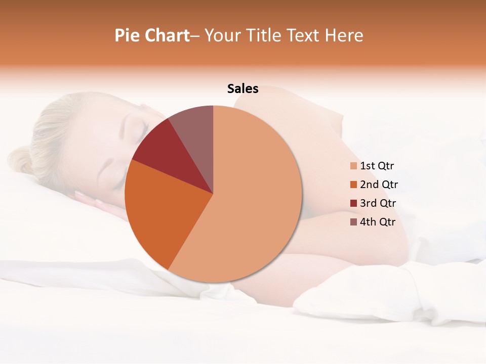 Woman Sleeping PowerPoint Template