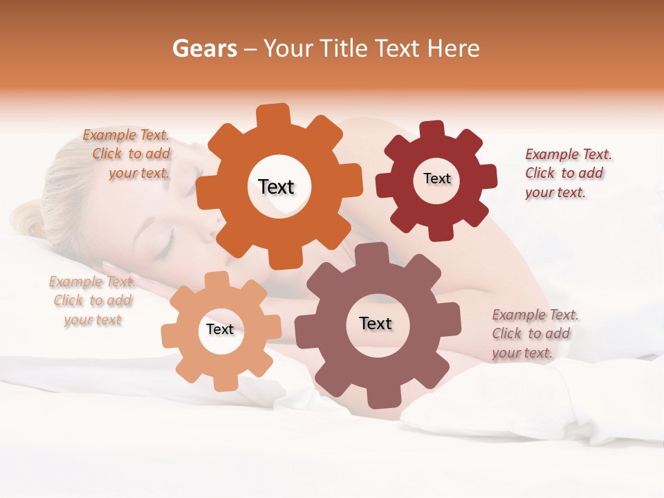 Woman Sleeping PowerPoint Template