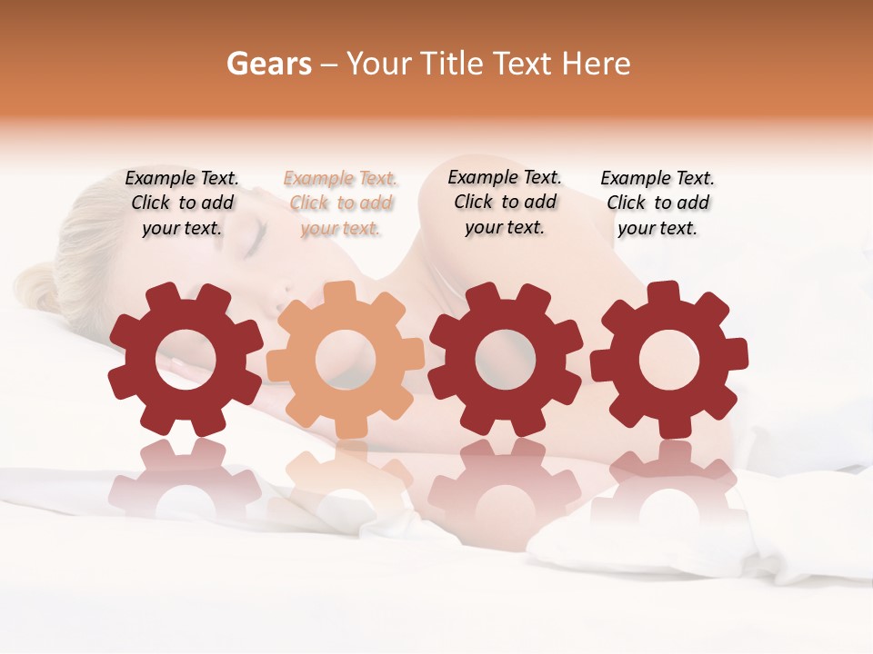 Woman Sleeping PowerPoint Template