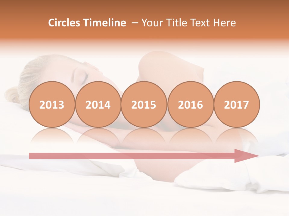 Woman Sleeping PowerPoint Template