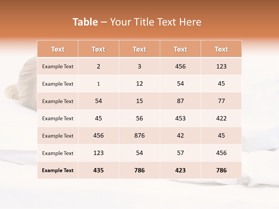 Woman Sleeping PowerPoint Template