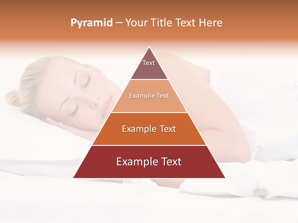 Woman Sleeping PowerPoint Template