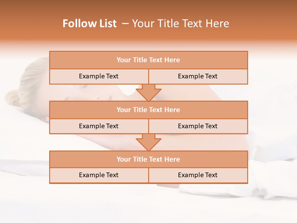 Woman Sleeping PowerPoint Template