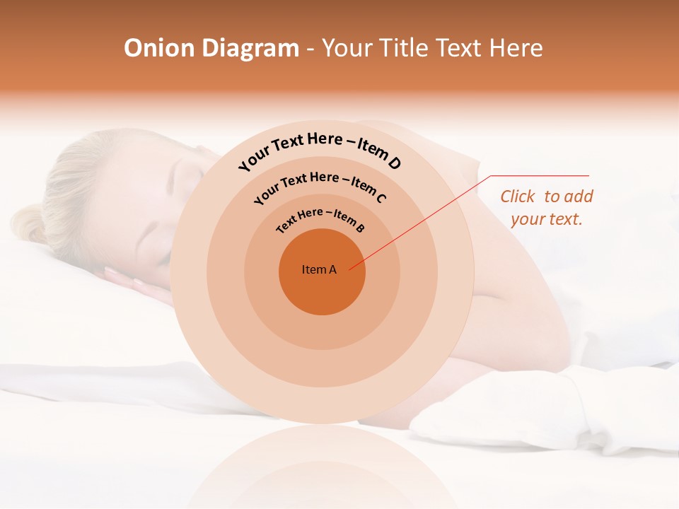 Woman Sleeping PowerPoint Template