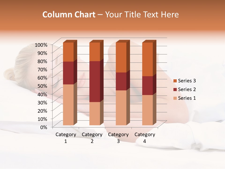 Woman Sleeping PowerPoint Template